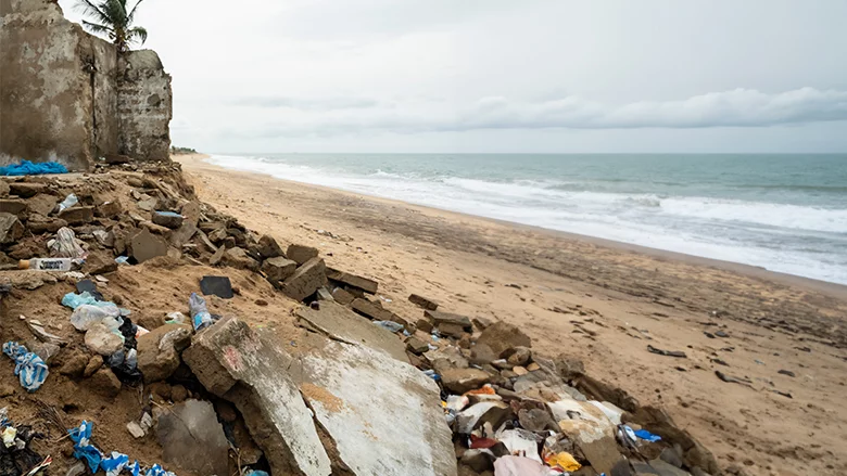 Océan Atlantique à Grand-Popo